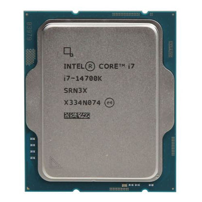 Intel Core i7-14700K Raptor Lake 3.4GHz Twenty-Core LGA 1700 Boxed Processor - Heatsink Not Included